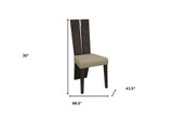 98.5" X 43.5" X 30" Gray Dining Table And 6" Chair Set