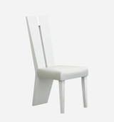 98.5" X 43.5" X 30" White Dining Table And 6" Chair Set