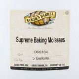 Golden Barrel 5 Gallon Sulfur-Free Supreme Baking Molasses - Healthy Sweetening - Chicken Pieces