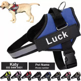 No Pull Breathable Adjustable Dog Pet Harness Leash Choke Free Customized