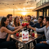 Bossen Pomegranate Concentrated Syrup 64 fl. oz. - Real Juice, Bold Flavor - Chicken Pieces