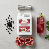 Bossen Pomegranate Concentrated Syrup 64 fl. oz. - Real Juice, Bold Flavor - Chicken Pieces