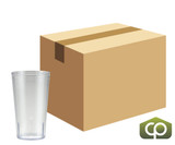 GET 12 oz Clear Textured Plastic Tumbler (72/Case) - BPA Free, Dishwasher Safe - Chicken Pieces