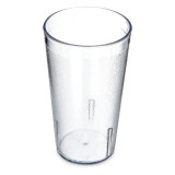 Carlisle 12 oz Clear Textured Plastic Tumbler (72/Case) - Stackable, Heavy Duty - Chicken Pieces
