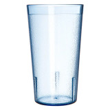 Carlisle 12 oz Blue Textured Plastic Tumbler (72/Case) - Stackable Drinkware - Chicken Pieces