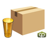 Carlisle 12 oz Amber Textured Plastic Tumbler (72/Case) - Durable Drinkware - Chicken Pieces