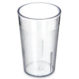 Carlisle 5 oz Clear Textured Plastic Tumbler (72/Case) - Stackable Drinkware - Chicken Pieces