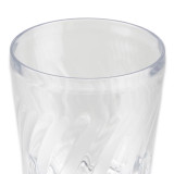 GET  9 oz Clear Textured Plastic Rocks Tumbler (72/Case) - Stylish Drinkware - Chicken Pieces