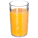 Carlisle 12 oz Clear Pebbled Plastic Tumbler (24/Case) - Durable Drinkware - Chicken Pieces