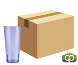 GET 24 oz Blue Textured Plastic Tumbler (72/Case) - Durable Dishwasher Safe - Chicken Pieces