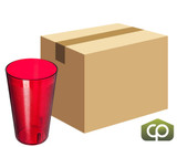 Carlisle 32 oz Ruby Textured Plastic Tumbler (24/Case) - Dishwasher Safe - Chicken Pieces