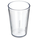 Carlisle 8 oz Clear Textured Plastic Tumbler (72/Case) - Durable Design - Chicken Pieces