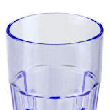 GET 10 oz Blue Plastic Double Rocks Tumbler (72/Case) - Versatile Drinkware - Chicken Pieces