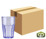 GET 10 oz Blue Plastic Double Rocks Tumbler (72/Case) - Versatile Drinkware - Chicken Pieces