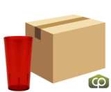 GET 16 oz Red Textured Plastic Tumbler (72/Case) - Durable, Vibrant Drinkware - Chicken Pieces