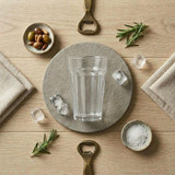 Cambro 12 oz Clear Hammered Plastic Tumbler (36/Case) - Scratch-Resistant - Chicken Pieces