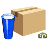 Carlisle 20 oz Royal Blue Textured Plastic Tumbler (72/Case) - Heavy Duty - Chicken Pieces