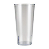 GET 24 oz Clear Textured Plastic Tumbler (72/Case) - Break-Resistant Drinkware - Chicken Pieces