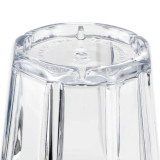 GET 14 oz Clear Plastic Double Rocks Tumbler (72/Case) - Break Resistant