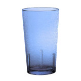 Cambro 12 oz Sapphire Blue Crackled Plastic Tumbler (36/Case) - Drinkware - Chicken Pieces