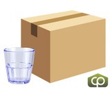 GET 5 1/2 oz Blue Plastic Rocks Tumbler (72/Case) - Durable SAN Material - Chicken Pieces