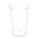 Cambro 8 oz Clear Plastic Tumbler (48/Case) - Durable Glass-Like Appearance - Chicken Pieces