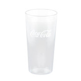 Cambro 22 oz Clear Coca Cola® Tumbler (72/Case) - Impact-Resistant Design - Chicken Pieces