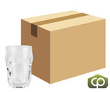 GET 14 oz Clear Plastic Tumbler (24/Case) - Durable, Wavy Textured Exterior - Chicken Pieces