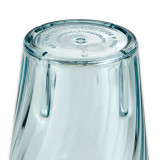 GET 12 oz Beverage Tumbler, Plastic, Jade (72/Case) - Durable, Wavy Exterior - Chicken Pieces
