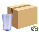 GET 8 oz Blue Textured Plastic Tumbler (72/Case) - Durable, Stackable Design - Chicken Pieces