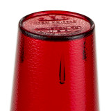 GET 8 oz Red Textured Plastic Tumbler (72/Case) - Durable, Color-Coded Design - Chicken Pieces