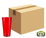 GET 20 oz Red Textured Plastic Tumbler (72/Case) - Durable Material, Vibrant - Chicken Pieces