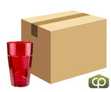 GET 9920-1-R 20 oz Red Plastic Tumbler (72/Case) - Durable, Color-Coded Design - Chicken Pieces