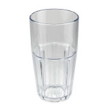 GET 22 oz Clear Plastic Tumbler (72/Case) - Heavy-Duty SAN Material - Chicken Pieces