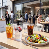 Cambr 16 oz Clear Plastic Tumbler (36/Case) - Durable SAN Material - Chicken Pieces