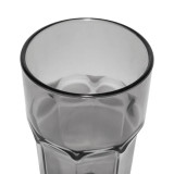 Carlisle 20 oz Louis™ Tumbler - Plastic, Smoke (24/Case) - Stain-Resistant - Chicken Pieces