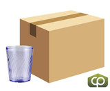 GET 12 oz Blue Textured Plastic Hi Ball Tumbler (72/Case) - Break-Resistant - Chicken Pieces