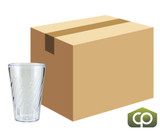 GET 12 oz Beverage Tumbler, Plastic, Clear (72/Case) - Durable SAN Material - Chicken Pieces