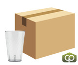 GET 24 oz Textured Clear Plastic Tumbler (72/Case) - Tahiti Collection - Chicken Pieces