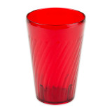GET 24 oz Red Textured Plastic Tumbler (72/Case) - SAN Material - Chicken Pieces