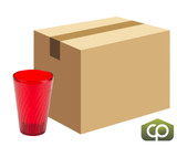 GET 24 oz Red Textured Plastic Tumbler (72/Case) - SAN Material - Chicken Pieces