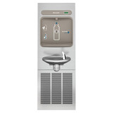 Elkay Wall Mount Bottle Filling Station with Drinking Fountain - Refrigerated - Chicken Pieces