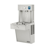 Elkay Stainless Steel Wall Mount Drinking Fountain with Bottle Filler - Chicken Pieces