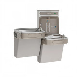 Elkay EZSTLDDWSVRLK Bi-Level Drinking Fountain w/ Bottle Filler - Light Gray - Chicken Pieces