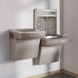 Elkay EZSTLDDWSVRLK Bi-Level Drinking Fountain w/ Bottle Filler - Light Gray - Chicken Pieces