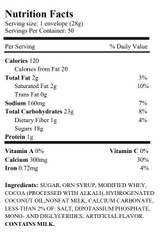 Swiss Miss Hot Chocolate Mix Packet - 50/Box - Creamy Milk Chocolate (12/Case)-Chicken Pieces