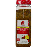 Lawry's 19 oz. Salt-Free Lemon and Pepper Seasoning (6/Case) Zesty Flavor Blend - Chicken Pieces