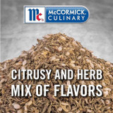 McCormick Culinary 12.5 oz. Za'atar Seasoning (6/Case) - Middle Eastern Flavor - Chicken Pieces