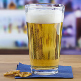 Anchor 7176FU 16 oz Mixing Glass, Rim-Tempered, Clear Glass Construction 24/Case - Chicken Pieces