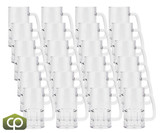 GET 00084-1-SAN-CL 12 oz Beer Mug, SAN Plastic, Clear (24/Case) - Chicken Pieces